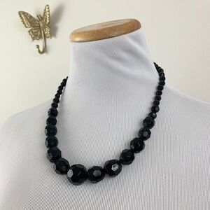 ✨5 FOR $25✨   Y2K ICING Elegant Black Beaded Necklace